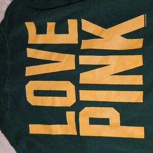 Pink Green Bay Packers hoodie